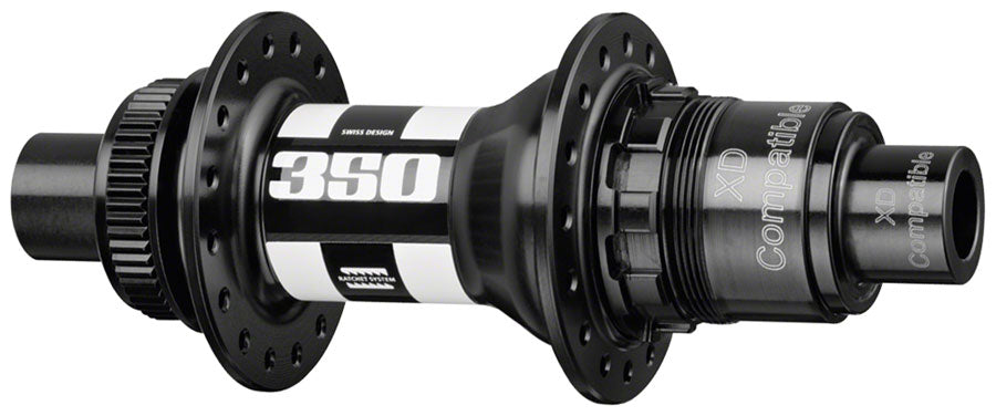 DT Swiss 350 Rear Hub - 12 x 148mm, Center-Lock, XD, Black/White