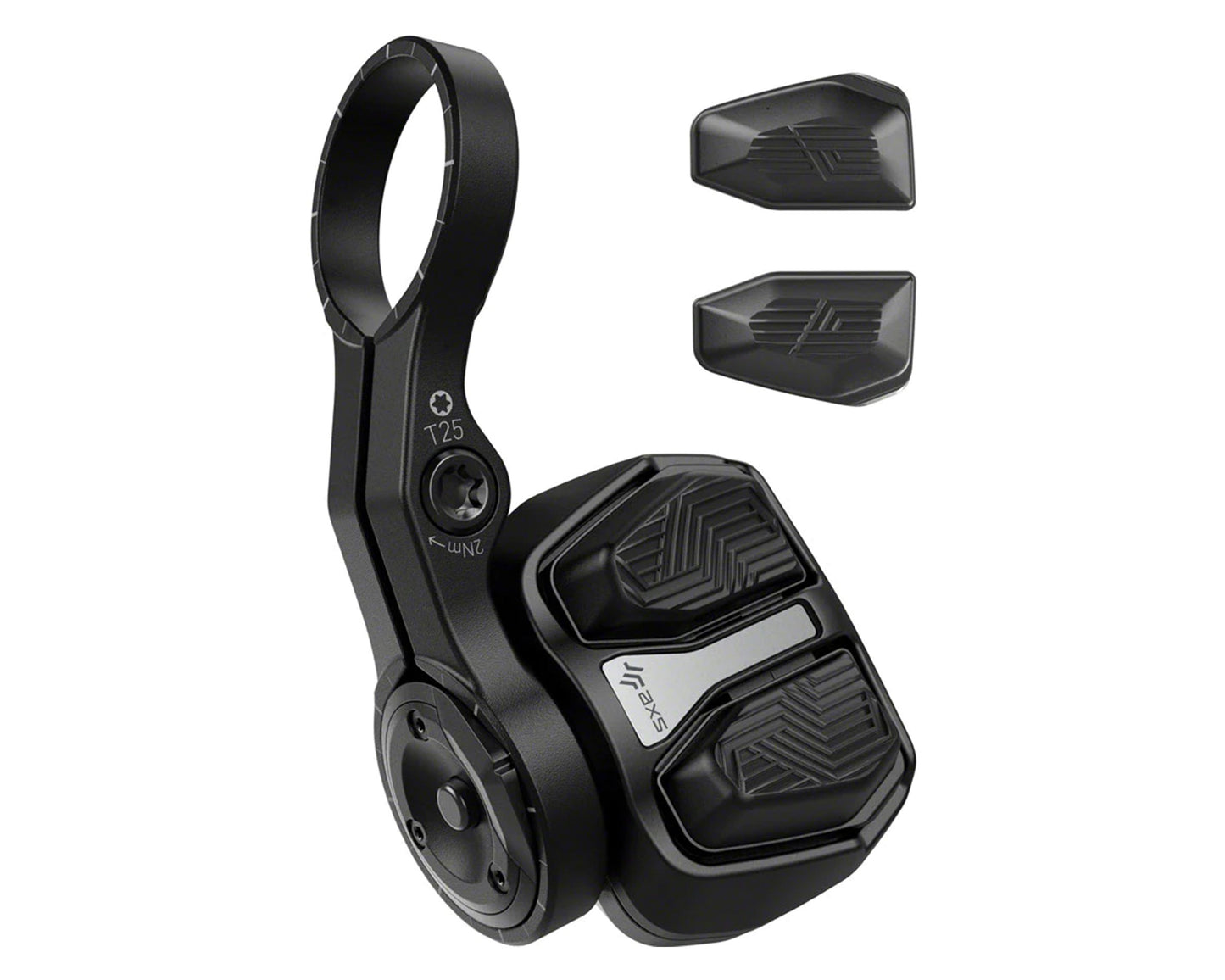 SRAM AXS T-Type POD Ultimate Electronic Controller - Left or Right Mount, Discrete Clamp, 2-Button, Black