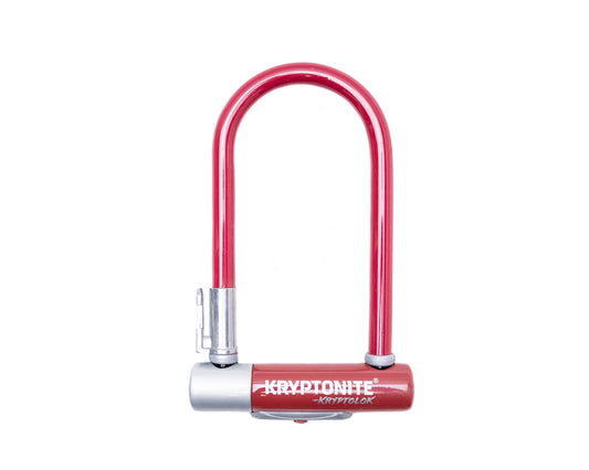 [No Box] Kryptonite Kryptolok Mini-7 U-Lock Key 83x178mm 3.25''x7'' 13mm Red