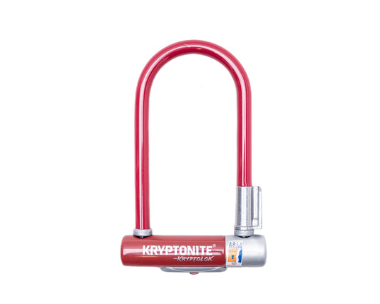 [No Box] Kryptonite Kryptolok Mini-7 U-Lock Key 83x178mm 3.25''x7'' 13mm Red