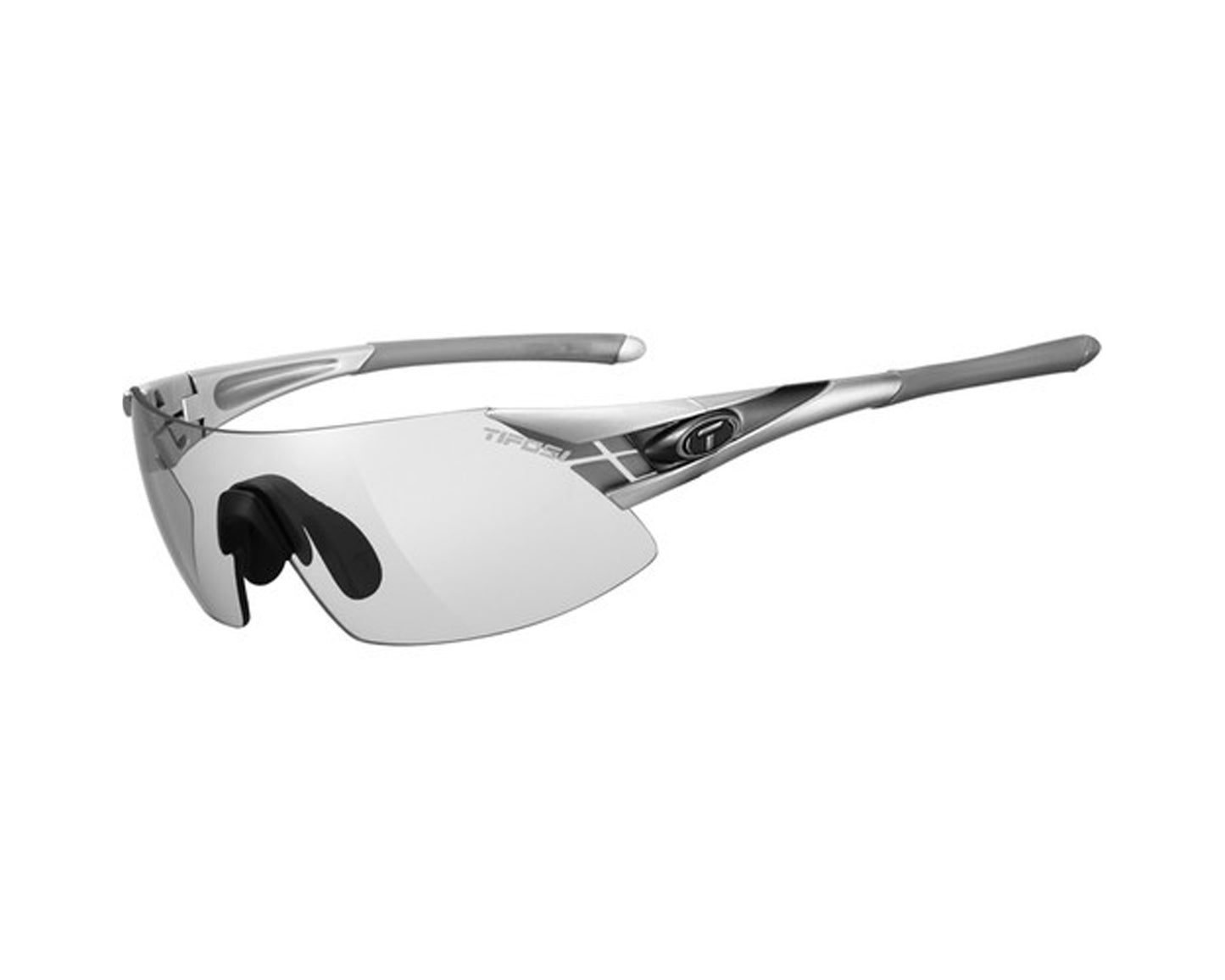 Tifosi Podium XC - Silver/Gunmetal (Light Night Fototec Lens)