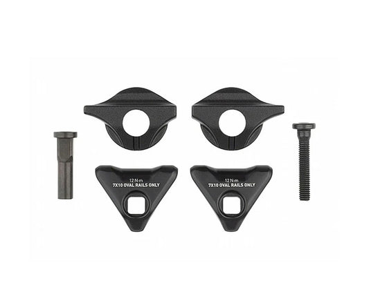 SRAM Seatpost Clamp Kit - Fits 10mm Oval Rails (Includes Clamp, Nuts & Bolts) - REVERB AXS A1 (2020)/AXS XPLR A1 (2022)