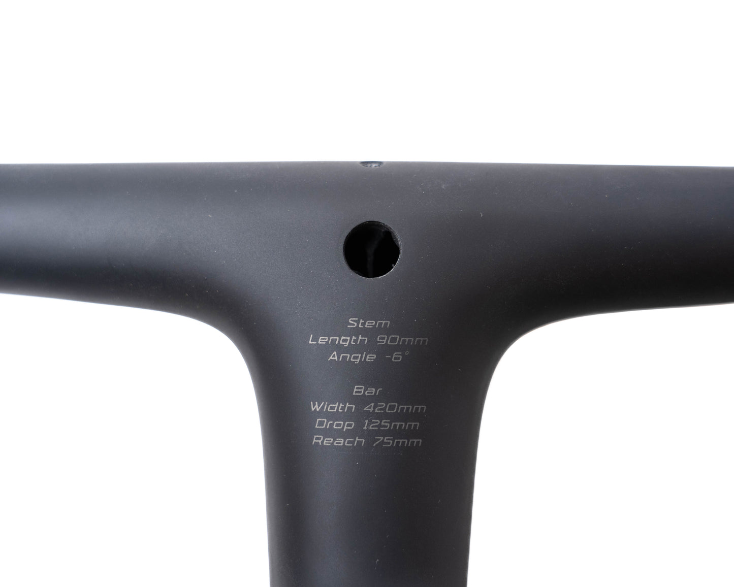 [No Box] Specialized Roval Alpinist Rd Cockpit - Carb/Blk 31.8X420/90MM