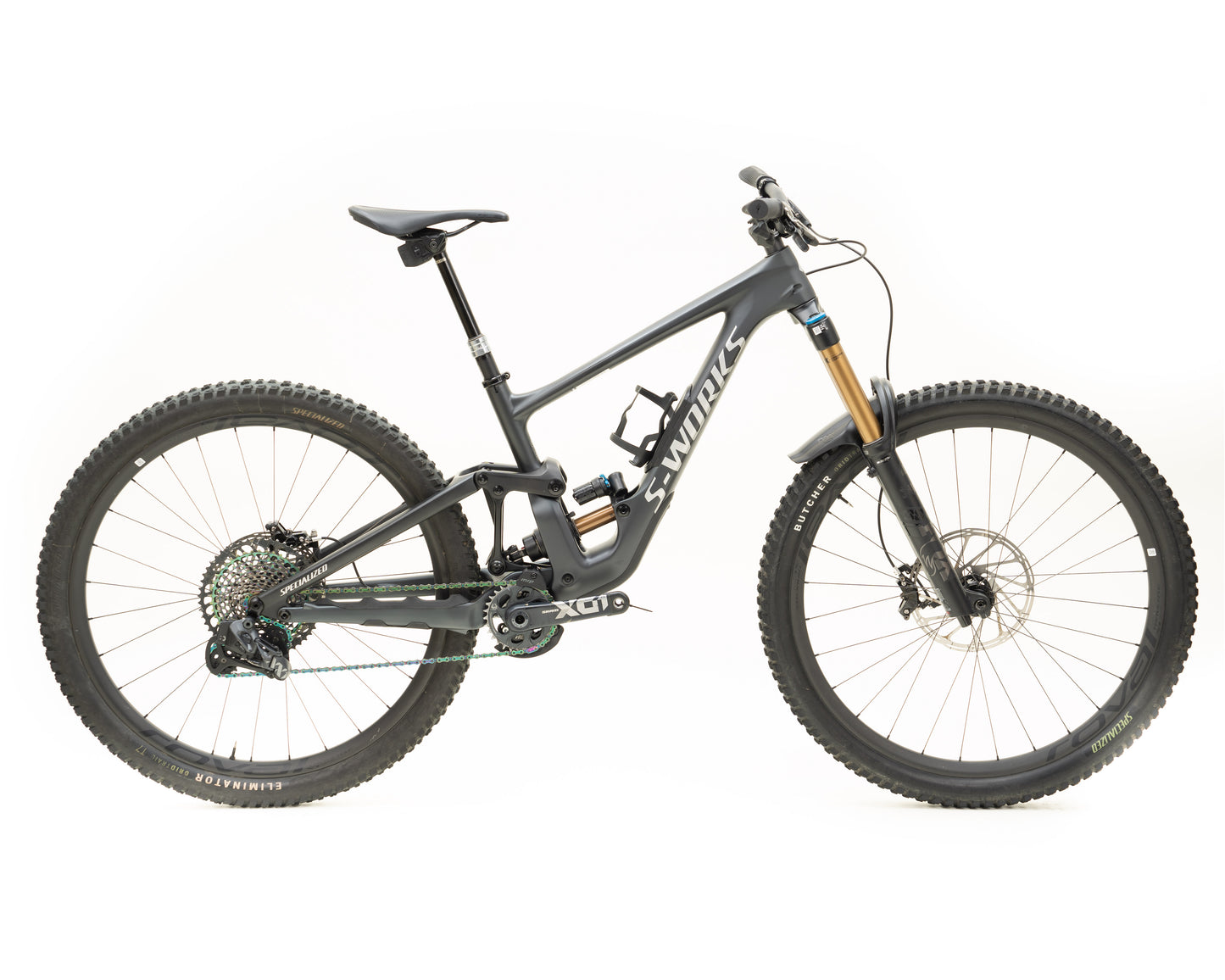 [Pre-Owned] 2022 Specialized Enduro Sw Blklqdmet/Blklqdmet/Sildst S2