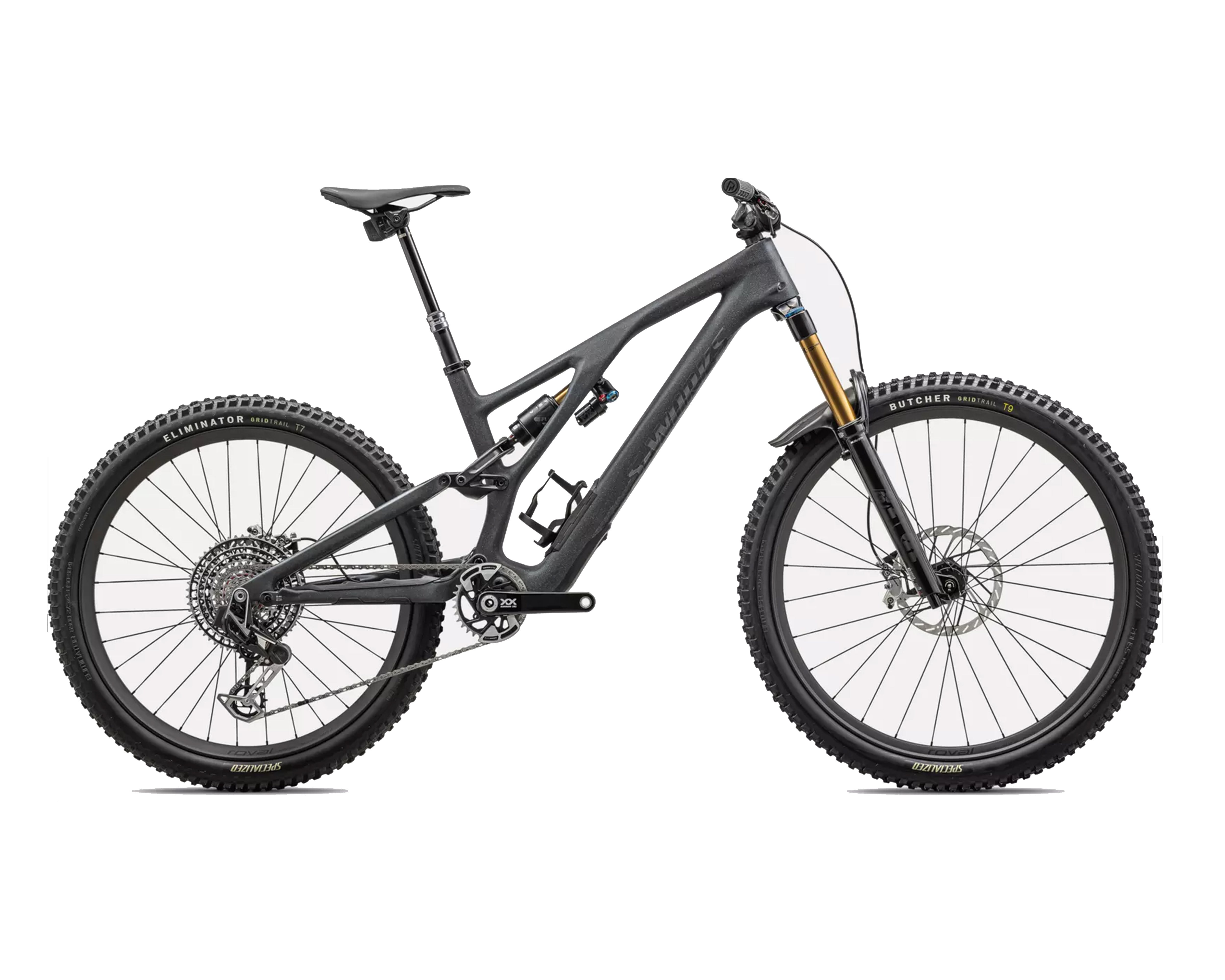 2024 Specialized SJ EVO S-Works T Type SatSmk/ClGry/ElecGrn/GlsSmkLiqMet