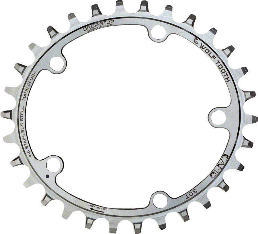 Wolf Tooth Elliptical CAMO Stainless Chainrings