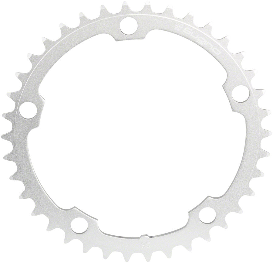 Sugino 5-Bolt Chainring 42Tx130mm Ano Sil