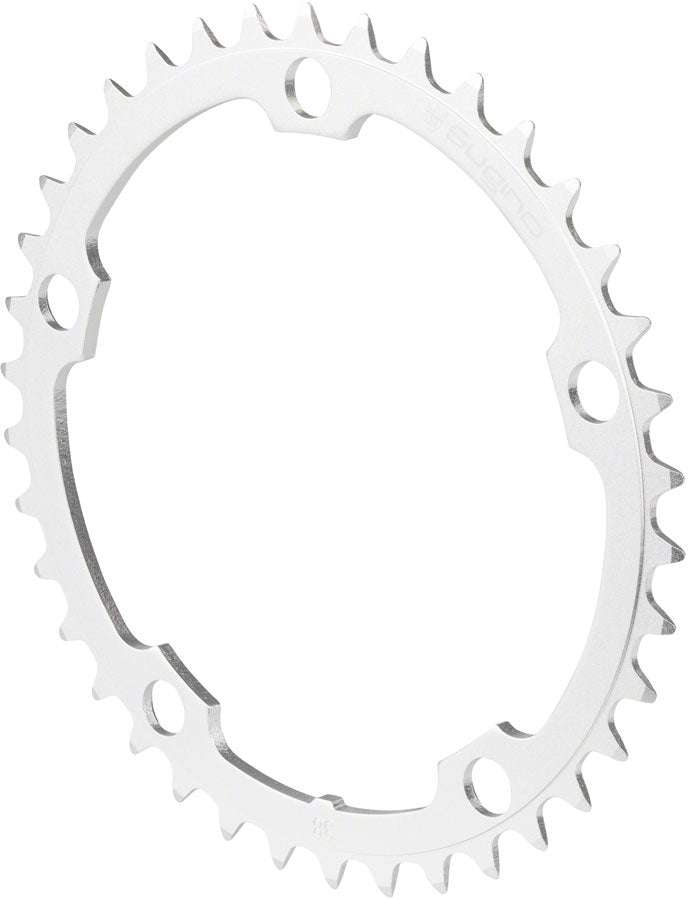 Sugino 5-Bolt Chainring 42Tx130mm Ano Sil