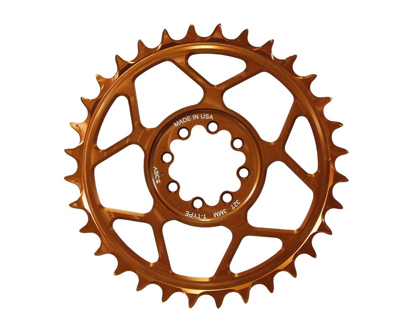 5DEV T-Type Chainring 8 Bolt