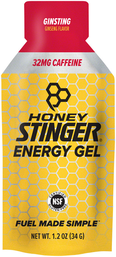 HONEY STINGER ENERGY GEL: GINSTING, BOX OF 24