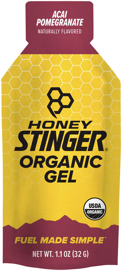 HONEY STINGER ORGANIC ENERGY GEL - ACAI AND POMEGRANATE BOX OF 24