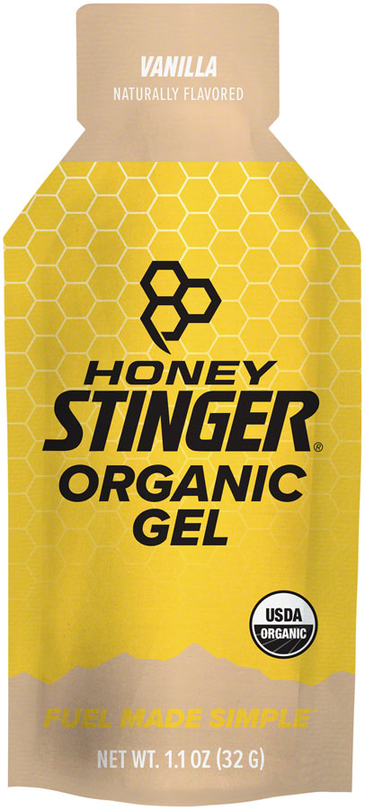 HONEY STINGER ORGANIC ENERGY GEL - VANILLA BOX OF 24