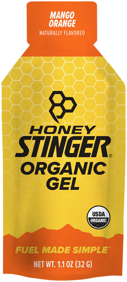 HONEY STINGER ORGANIC ENERGY GEL - MANGO-ORANGE BOX OF 24