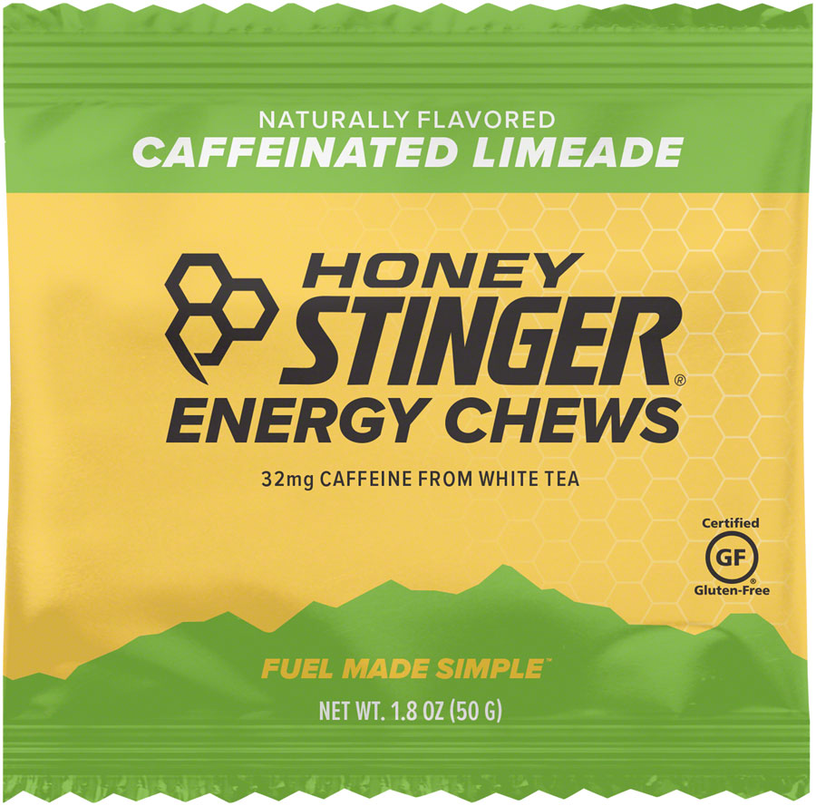 HONEY STINGER ORGANIC ENERGY CHEWS: LIMEADE, BOX OF 12