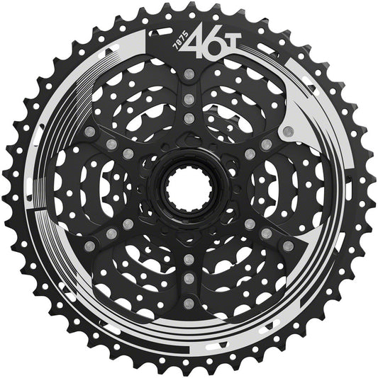 SunRace M993 Cassette 9 Sp 11-46t ED Blk Alloy Spider/Lockring