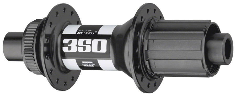 DT Swiss 350 Rear Hub - 12 x 148mm, Center-Lock, HG 11 MTN, Black/White, 32H, 18pt