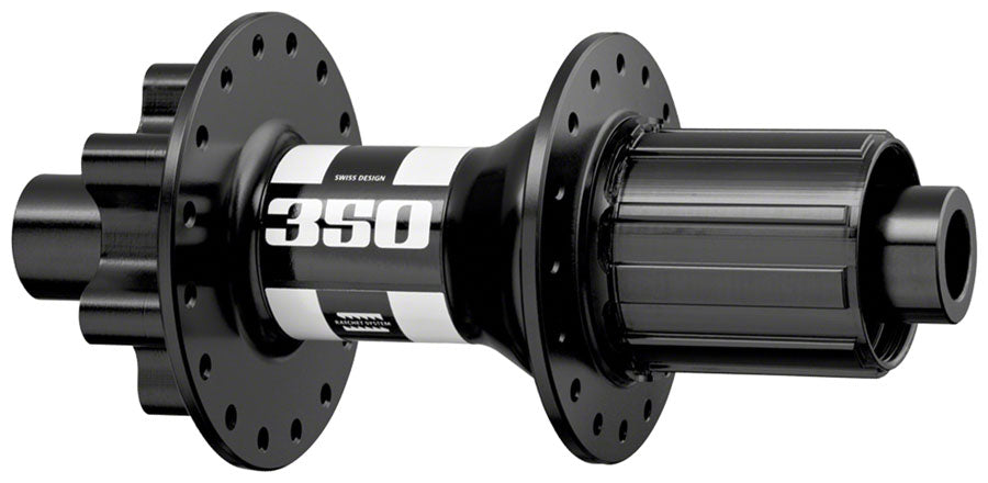 DT Swiss 350 Rear Hub 12x148mm Boost 6-Bolt HG 11 28H Blk/Wht