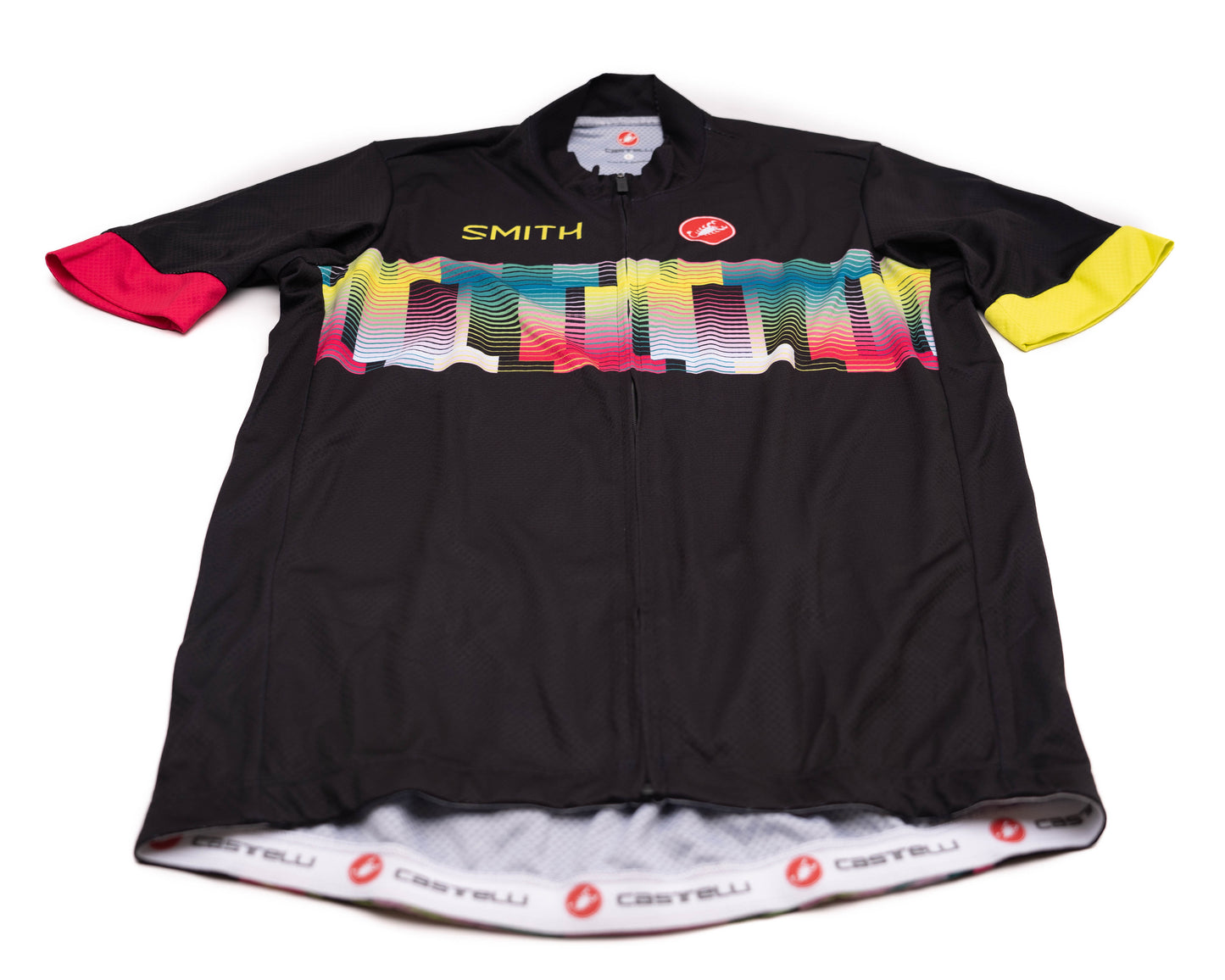 Smith "Castelli" Cycling Jersey Citron Peo LG