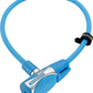 Kryptonite KryptoFlex 1265 Cable Lock with Key: 2.12'x12mm Medium Blue