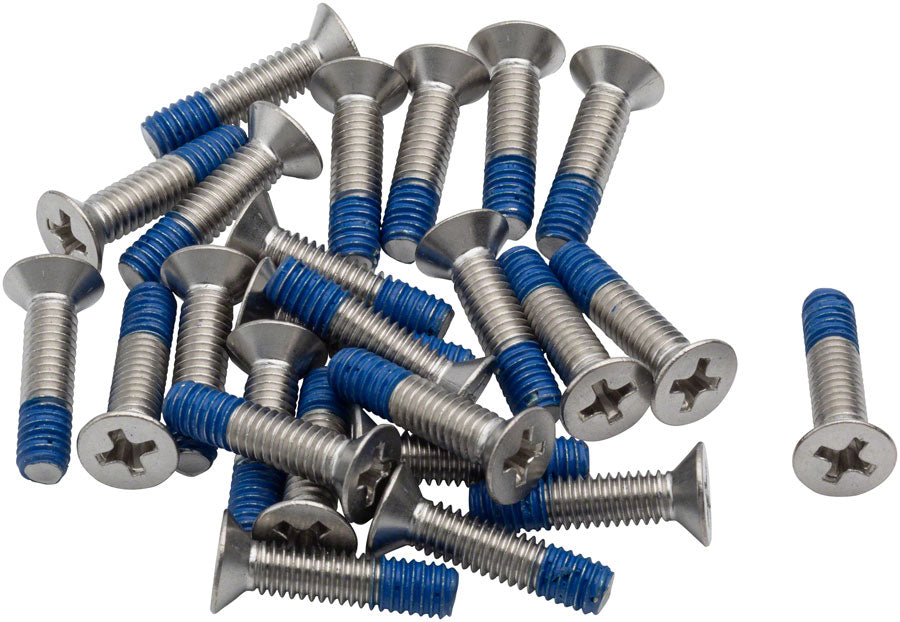 CLEAT SCREWS - 4-HOLE SPEEDPLAY COMPATIBLE 17MM 25-PACK