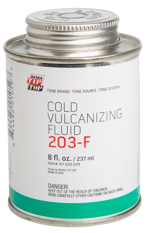 REMA COLD VULCANIZING FLUID PATCH GLUE: 8.0OZ CAN