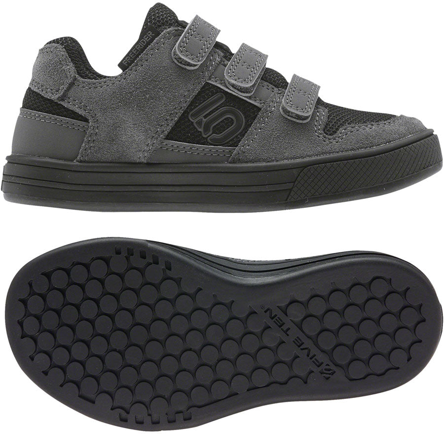 Five Ten Freerider Kids VCS Flat Shoe - Grey Five/Core Black/Grey Four