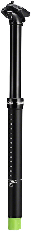 SDG Tellis Dropper Seatpost - 31.6mm, 125mm, Black