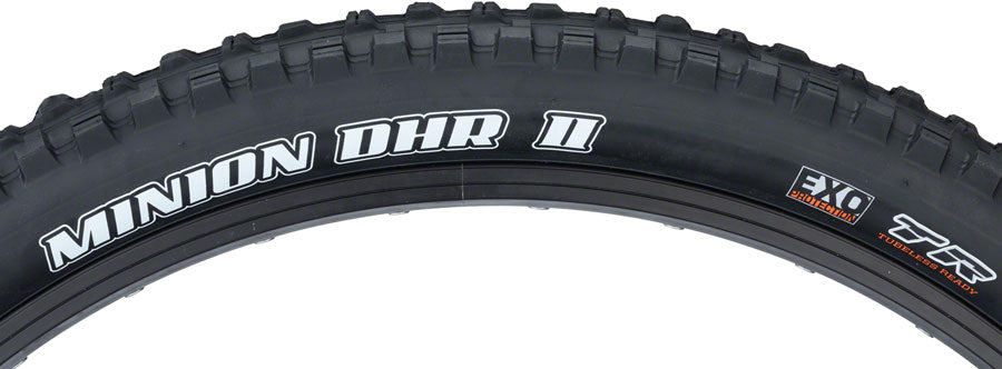 Maxxis Minion DHR II Tire - 26 x 2.8, Tubeless, Folding, Black, Dual Compound, EXO