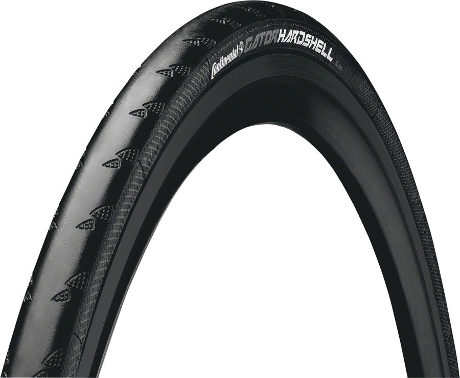 CONTINENTAL GATOR HARDSHELL TIRE - 700 X 23 CLINCHER FOLDING BLACK HARDSHELL BLACKEDITION