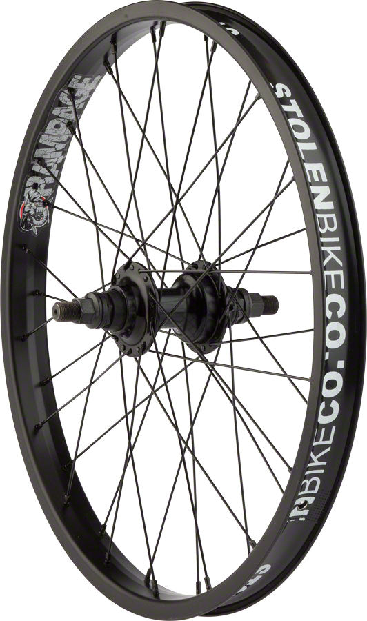 Stolen Rampage Rear Wheel - 20", 14 x 110mm, Rim Brake, Cassette, Black, Clincher