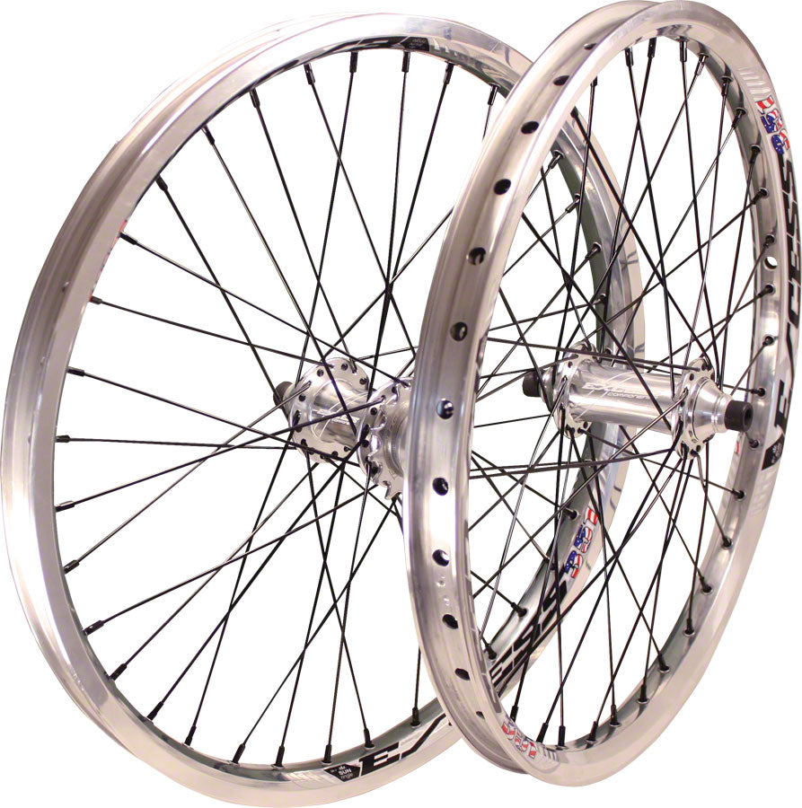 Excess Pro Lite 20 x 1.75" Polished Cassette Wheelset