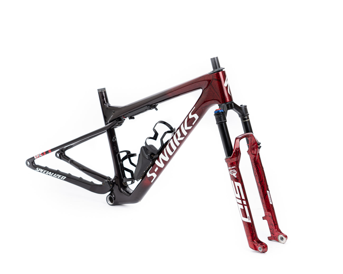 [D&R Pre-owned] Specialized 2024 Epic WC S-Works Frmset - Redtnt/Flksil/Grnt L