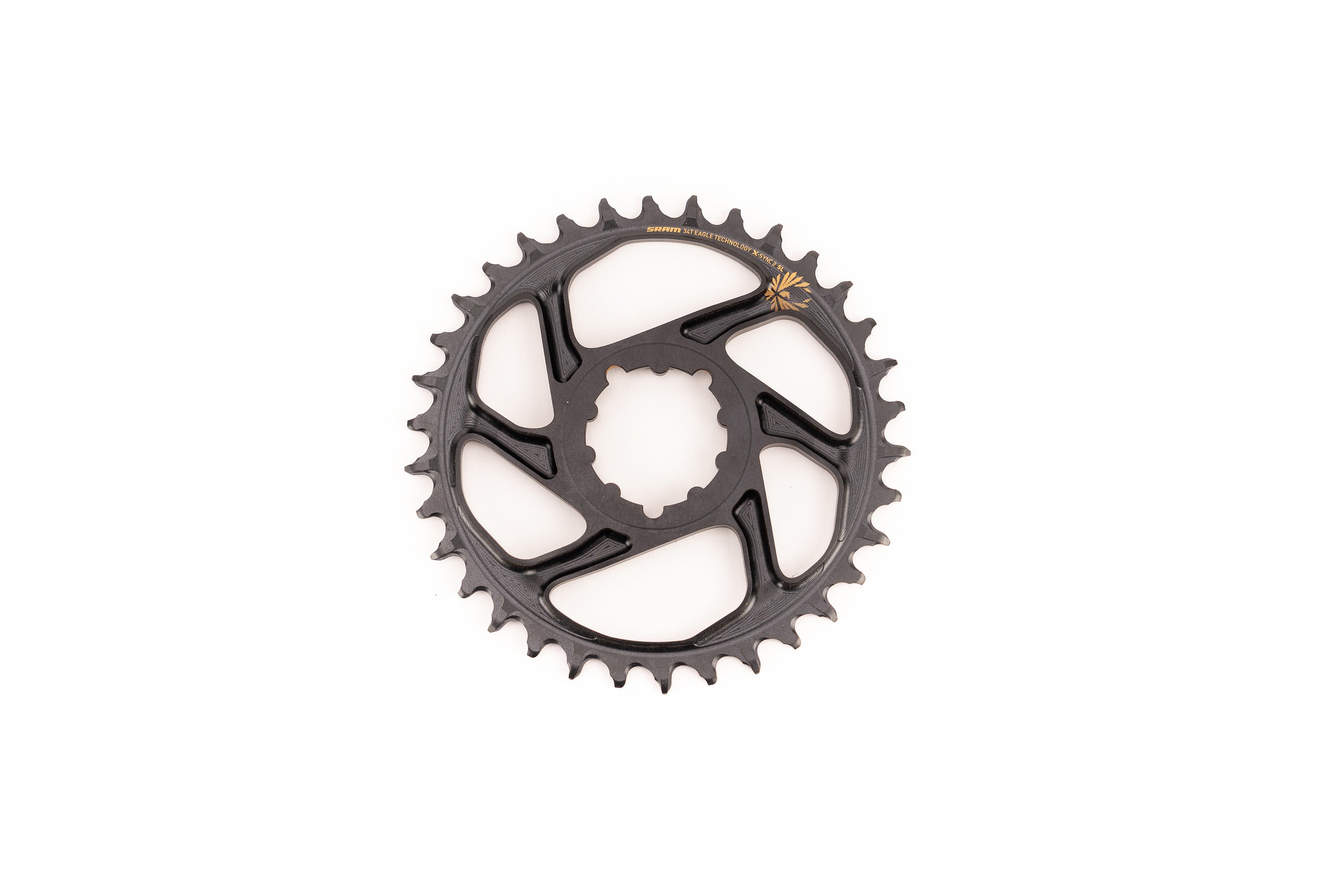 SRAM X-Sync 2 Eagle Direct Mount Chainring 34T Boost 3mm Offset with Gold  Logo