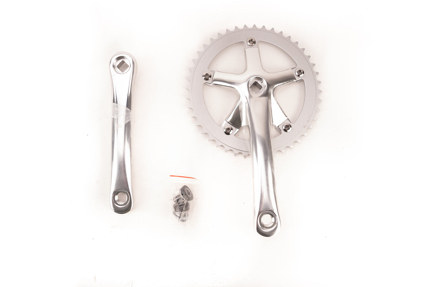 UC Flite 100 Track Crankset 165mm Sil