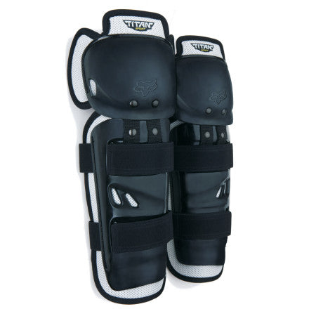 Fox Titan Sport Knee/Shin Guard Blk Youth