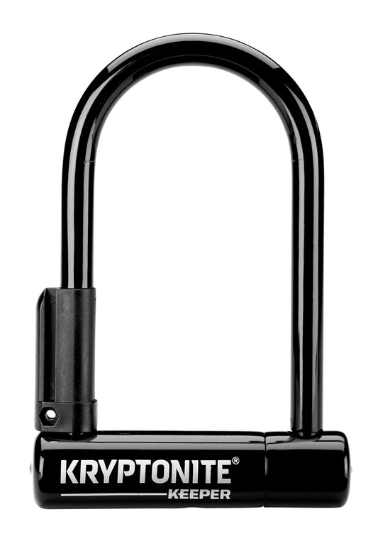 KRYPTONITE KEEPER U-LOCK - 3.25 X 6 KEYED BLACK INCLUDES BRACKET