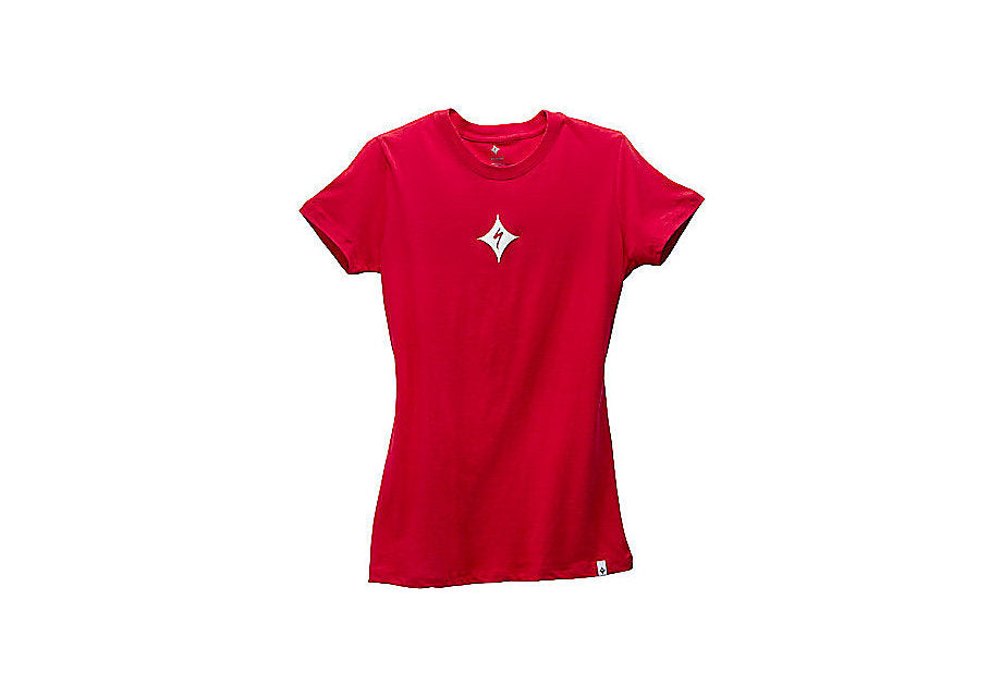 Specialized Brand Tee Wmn Tee Red/White X-Small