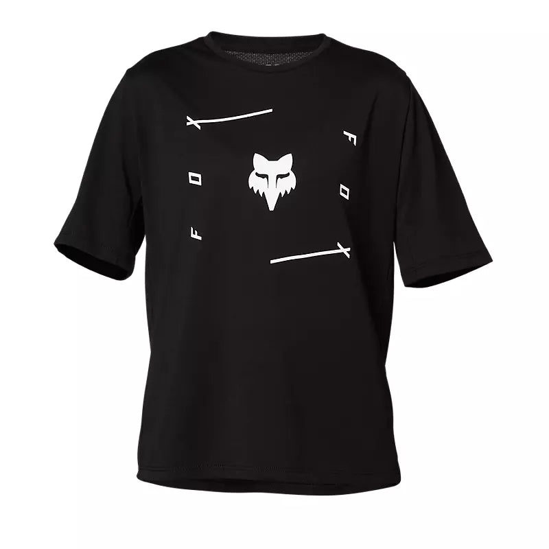 Fox Ranger Dri-Release SS Jersey Youth VeniBlk YS