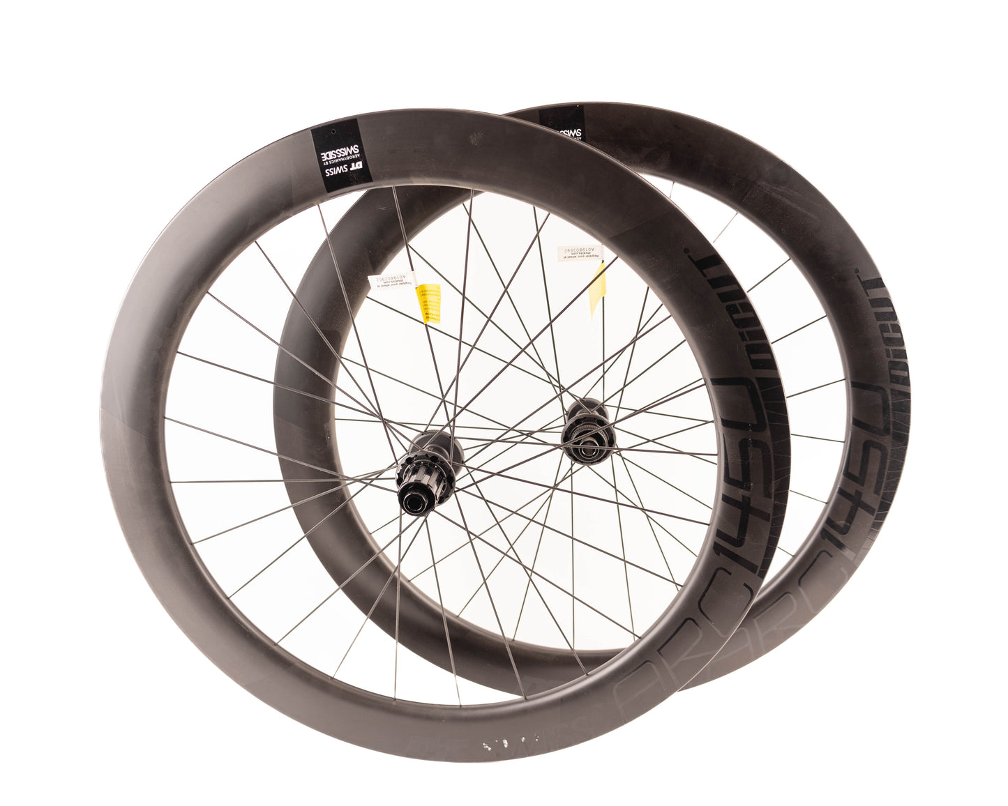 DT Swiss ARC1450 DICUT Carbon Wheelset Centerlock Disc Shimano 11s w/opkge Blk/Blk