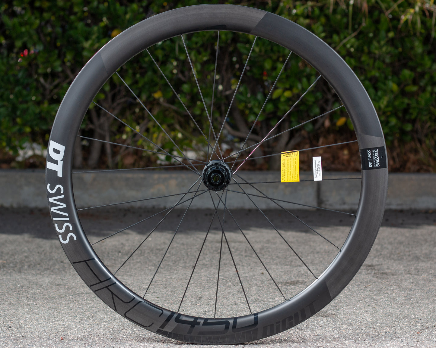 DT Swiss ARC1450 DICUT 50mm Carbon Wheelset Centerlock Disc Shimano 11s w/opkge Blk/Silver