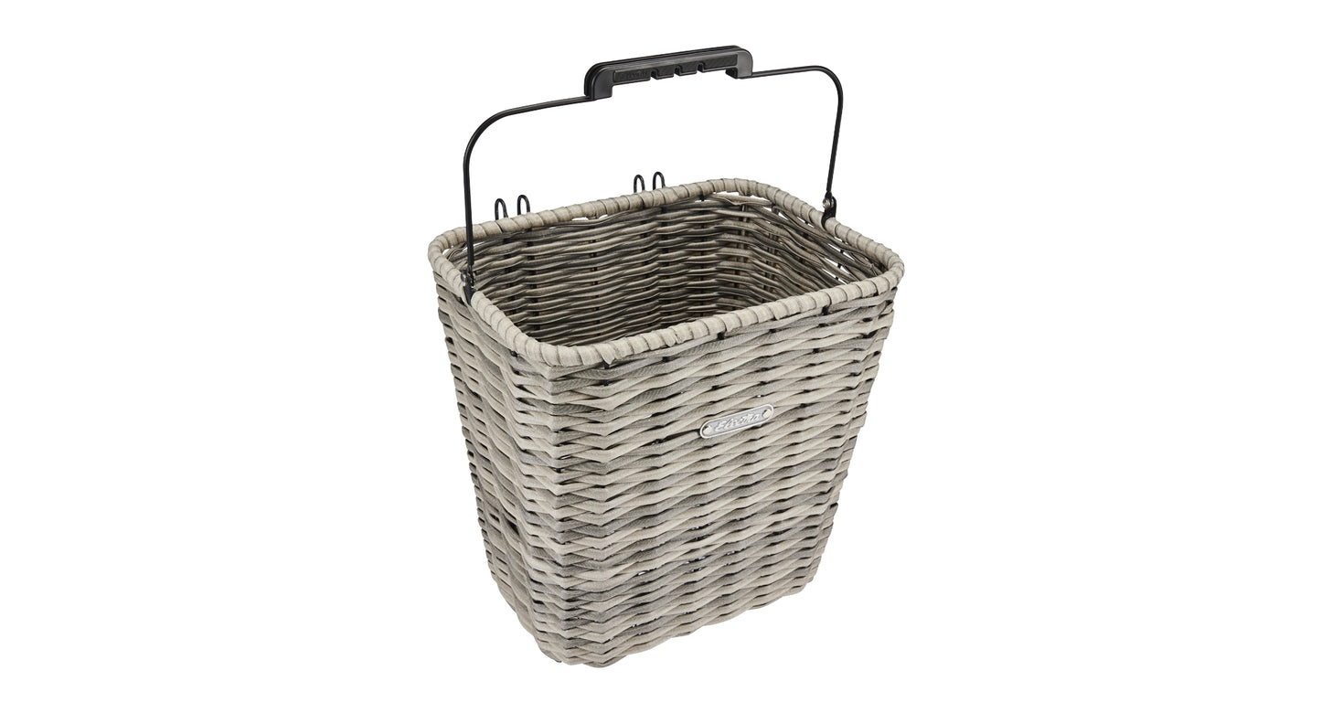 Electra All Weather Woven Rear Pannier Basket Fog