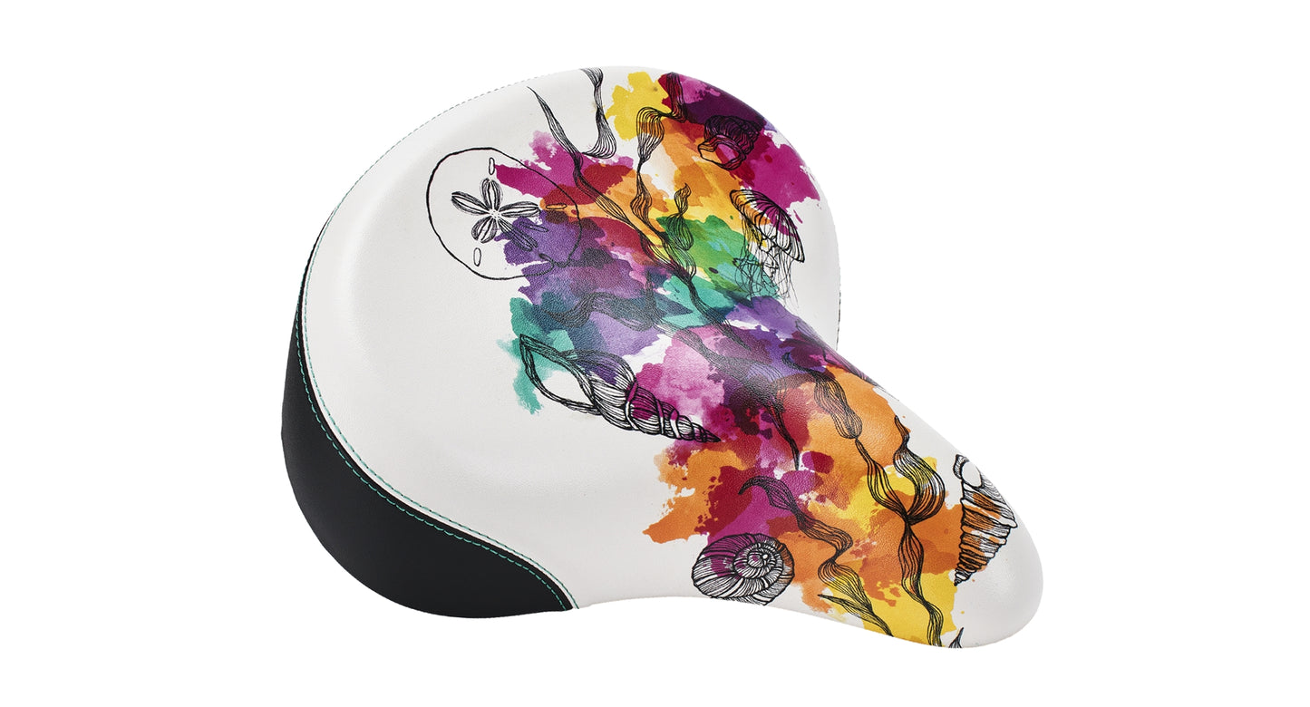 Electra Saddle  Sea Shells w/Elastomers White