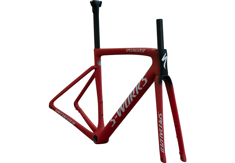 Specialized 2023 Tarmac SL7 S-Works Frmset Celeb - Stn Red/Metwhtgls 54