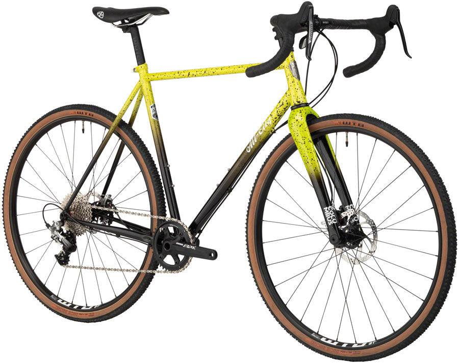 All-City Macho King A.C.E. Bike - Yellow Fade Splatter