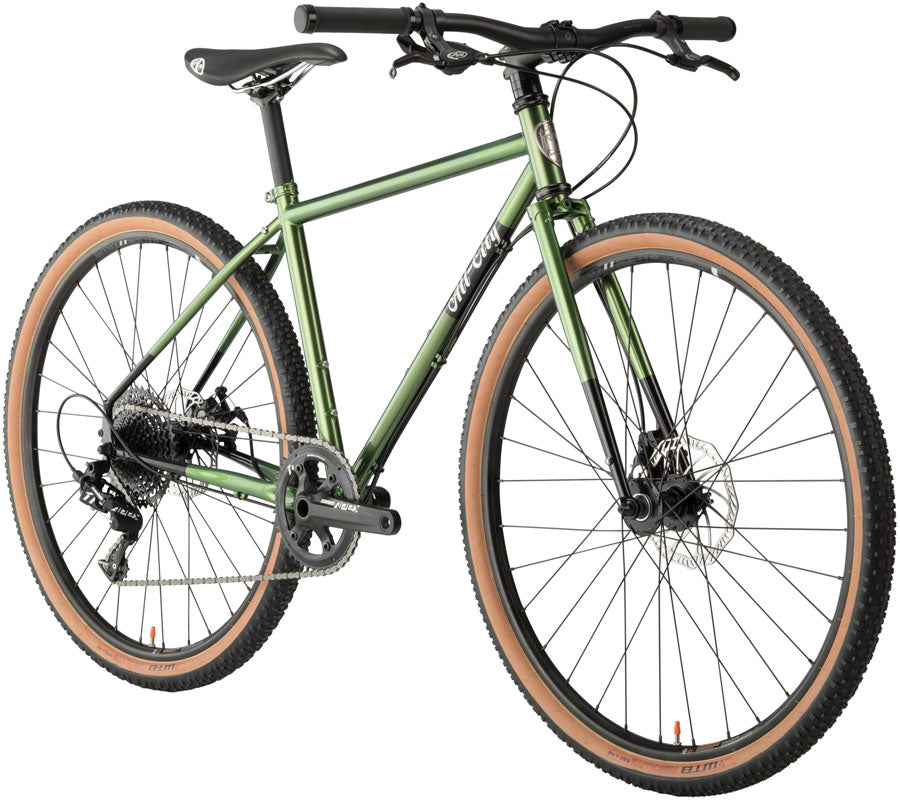 All-City Macho Man Disc Flatbar Bike - Olive Fab