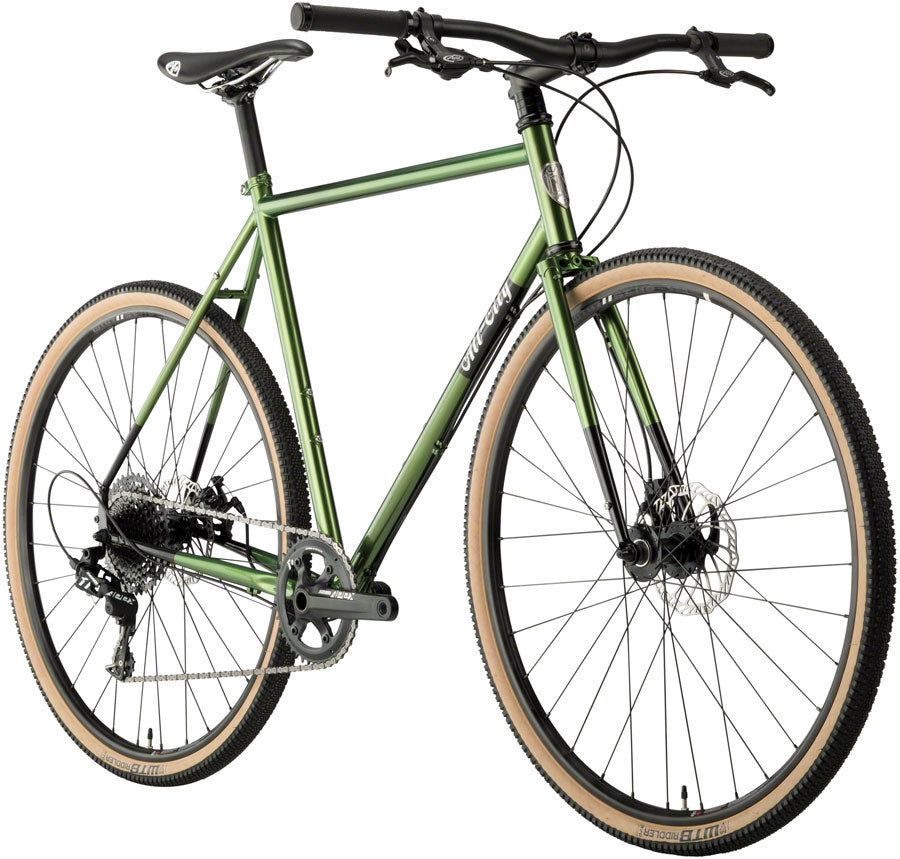 All-City Macho Man Disc Flatbar Bike - Olive Fab