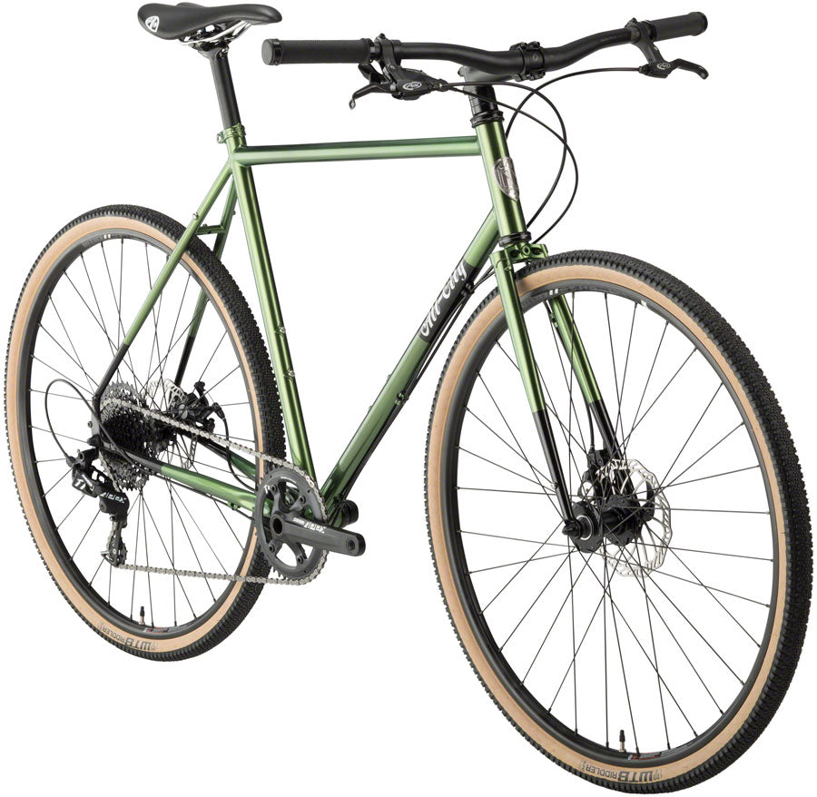 All-City Macho Man Disc Flatbar Bike - Olive Fab