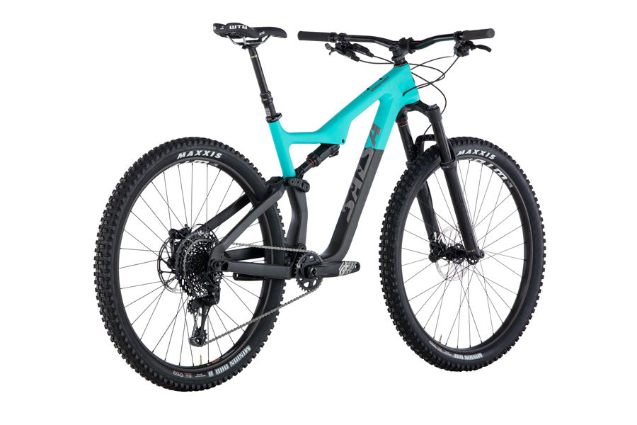 Salsa Horsethief Carbon GX Eagle Bike - Teal/Raw Carbon