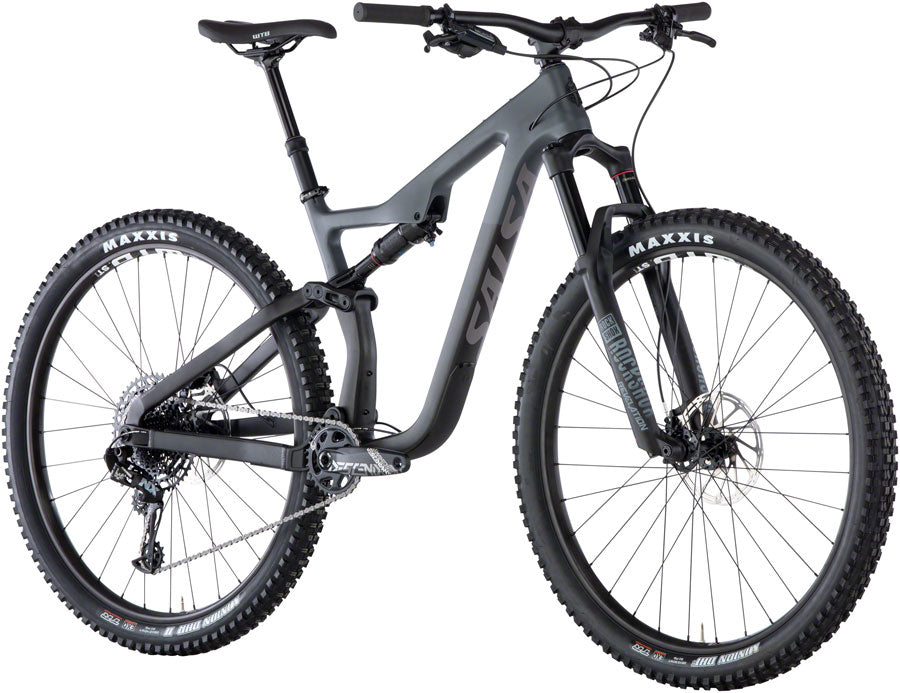 Salsa Horsethief Carbon NX Eagle Bike - Charcoal/Raw Carbon