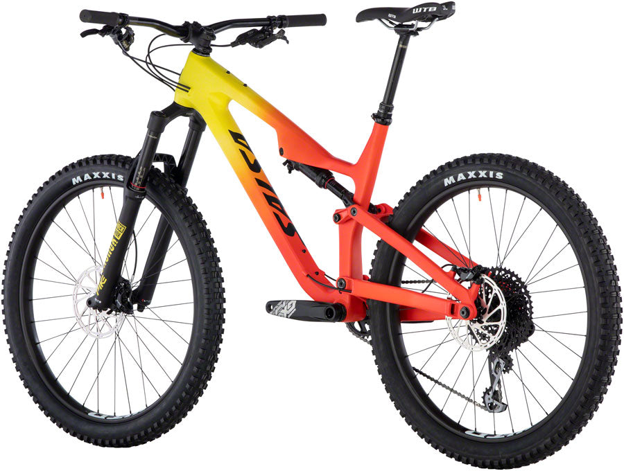 Salsa Rustler Carbon GX Eagle Bike - Red/Yellow/Fade